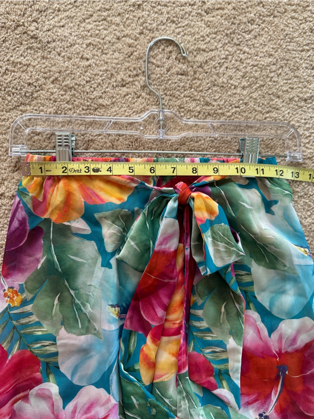 Barbie x Mumu - Malibu Floral sheer tie waist cover up pants - XS - Picture 7 of 9
